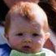 Image depicts Rylan Rochester - a Caucasian baby boy with short blonde hair.